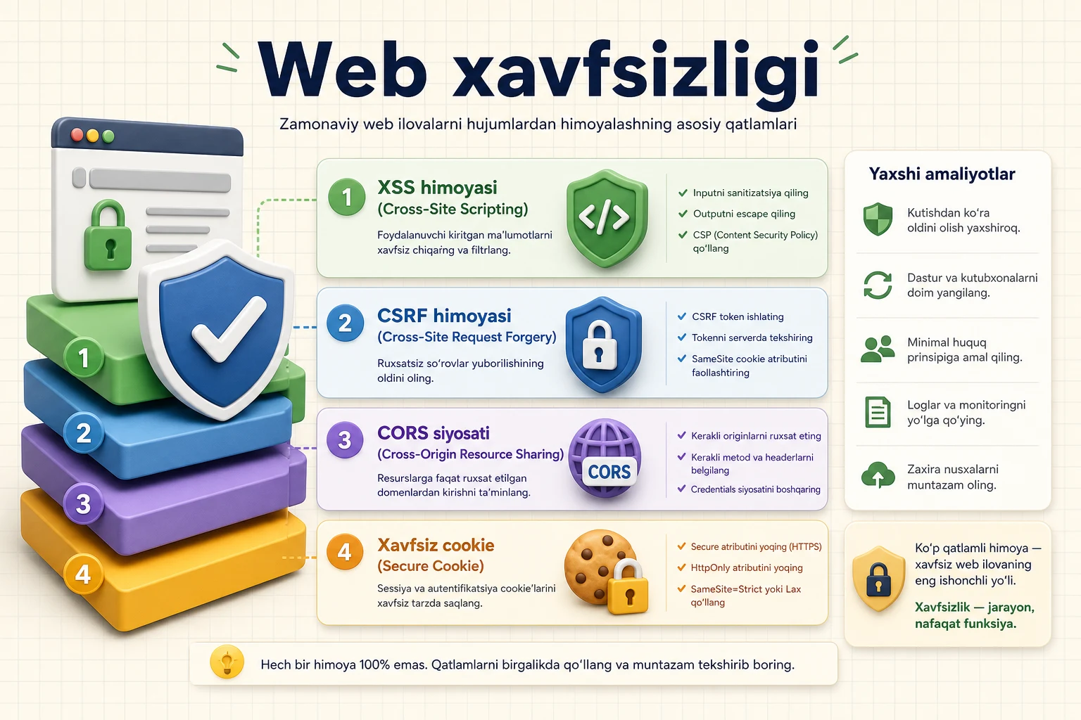 Deploydan keyingi environment sozlamalari, log, monitoring, backup va rollback jarayonlari sxemasi